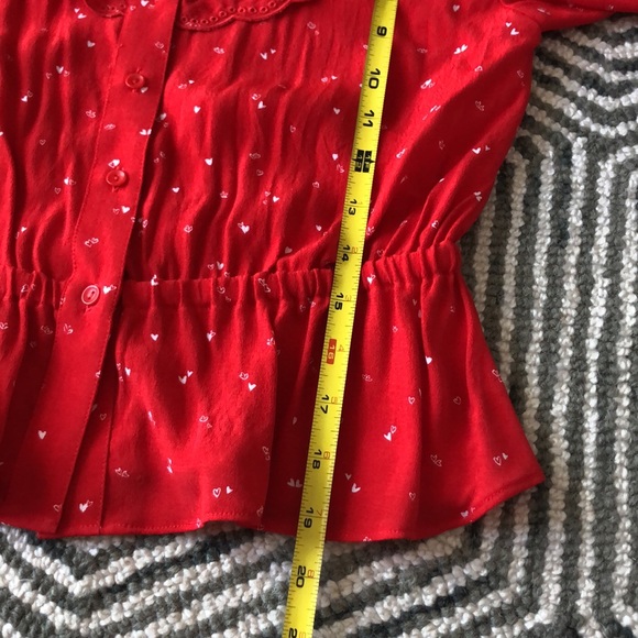 Aritzia Sunday Best red blouse - Picture 8 of 9